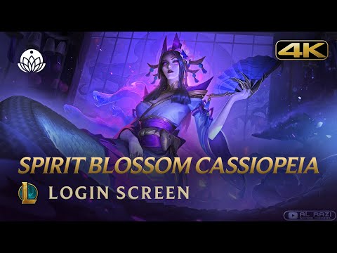 Spirit Blossom Cassiopeia | Login Screen | 4K Animated Splash Art - League of Legends