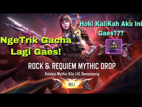 NgeTrik Gacha Di ROCK & REQUIEM MYTHIC DROP “Hoki Kali Aku ini Gaes,?!” | CodmGarena |