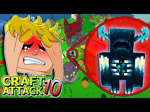 WARDEN ARMEE im Shopping District! WER war DAS?! - Minecraft Craft Attack 10 #104