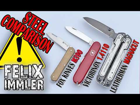 😱😱😱 The Brutal Truth - Steel Comparison !!! 🔥🔥🔥: VICTORINOX Steel  ⚔️  M390  ⚔️  MagnaCut