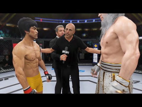 Bruce Lee vs. Zeus The God - EA Sports UFC 4 - Epic Fight