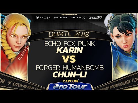 Echo Fox Punk (Karin) vs Forger Humanbomb (Chun-Li) - DH Montreal 2018 Pools - SFV - CPT 2018