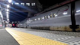 秋田新幹線 秋田行きこまち39号 田沢湖駅入線から発車まで