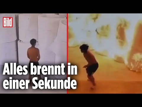 Trottel des Monats: EPS-Verpackungsmaterial gerät in Flammen | China