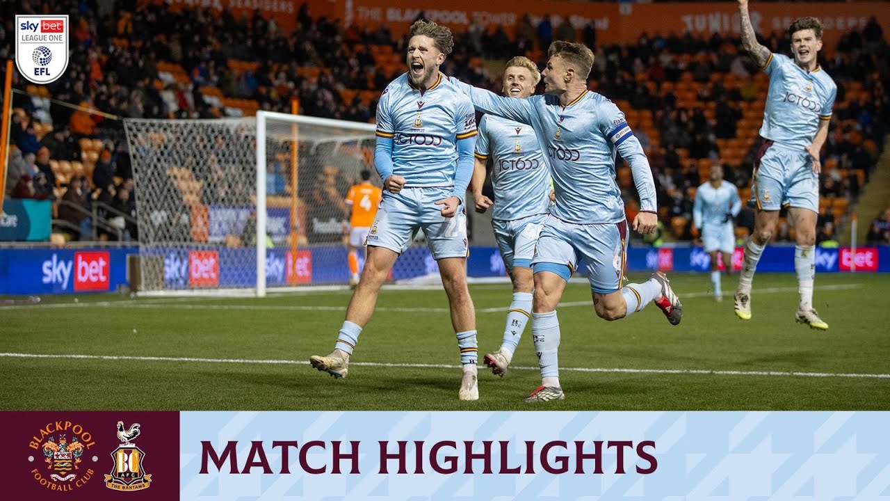 Blackpool vs Bradford City Highlights and Goals Season 2025/2026