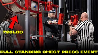 2025 STRONGEST MAN ON EARTH FULL STANDING CHEST PRESS EVENT