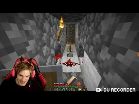 Pewdiepie's amazing elevator of the giant meatball in minecraft