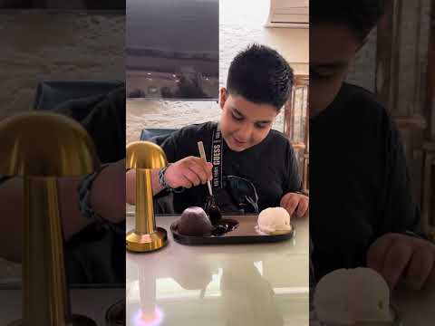 Melting lava cake in cafe DARYA 