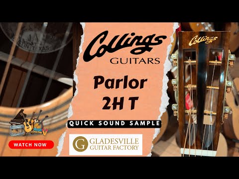 Collings - Parlor 2H T - Demo at Gladesville Guitar Factory