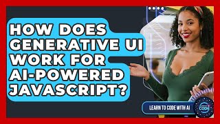 How Does Generative UI Work For AI-powered JavaScript? - Learning To Code With AI