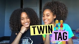 TWIN TAG !! | CurlSisters