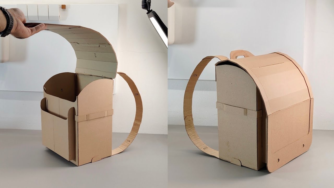 Randoseru Japan Backpack Cardboard Template – DIY Props and Creative Displays Pattern (PDF, SVG, Resizeable) – Craft No. 3529 Video Walkthrough