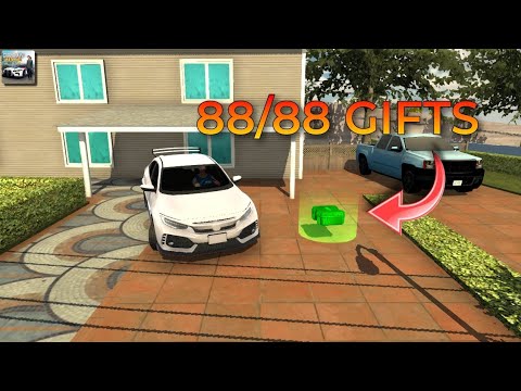 Car parking multiplayer all gifts locations 88/88 in details New update