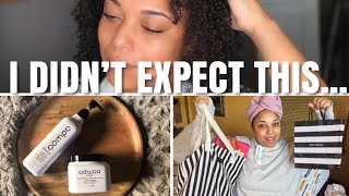 REVIEW Adwoa Beauty Baomint Moisturizing Shampoo & Deep Conditioning Treatment on HIGH POROSITY Hair