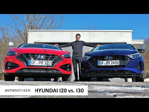 Hyundai i20 oder i30? Kleinwagen und Kompakter mit 120 PS im Vergleich | Test | Review | 2021