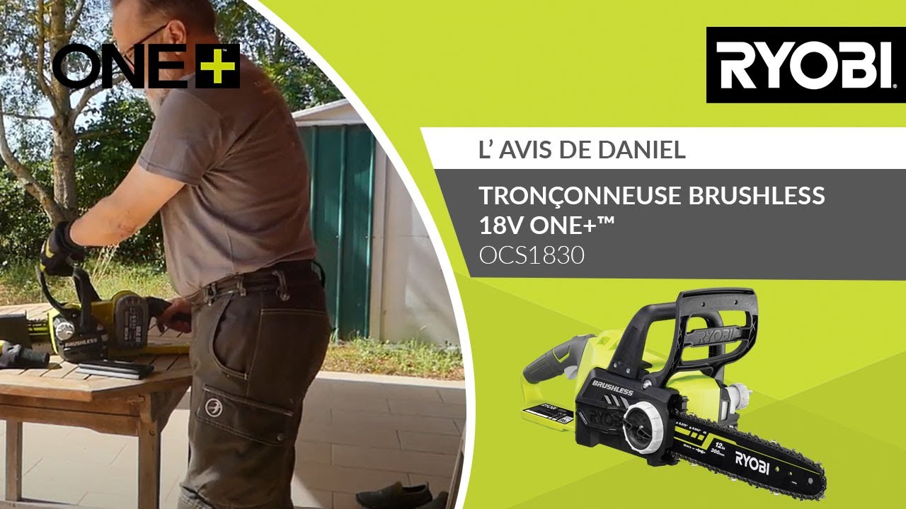 Tronçonneuse RYOBI OCS1830 18V