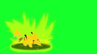 Download lagu Green Screen Pikachu use thunderbolt on eevee... mp3
