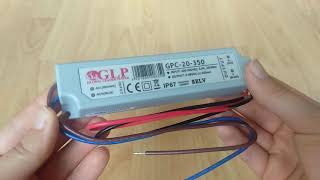 GPC-20-350 Zdroj konstantního proudu 350mA 9~48V 16.8W