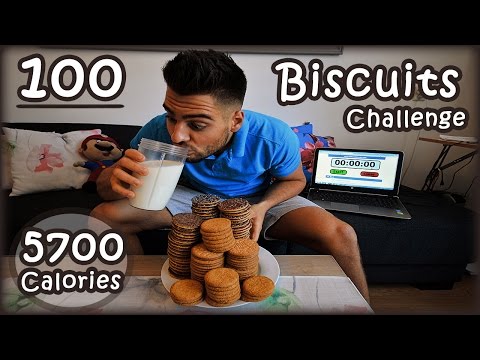 100 Biscuits Challenge! | 5700Calories...| Painfull Challenge