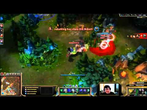 Scarra plays Akali vs Nidalee Mid, Season 3 (Diamond 1)