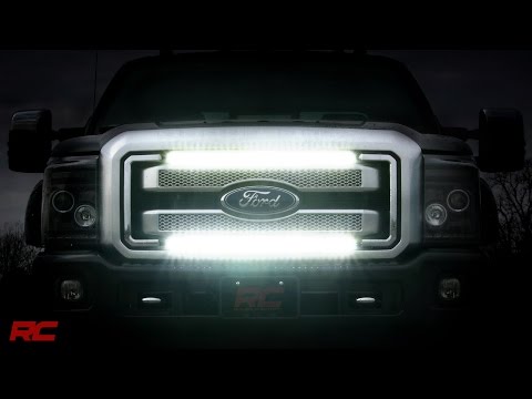 2011-2016 Ford Super Duty Grille Mount Light Bar Kit by Rough Country