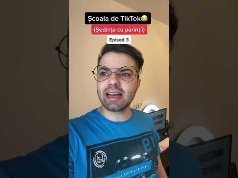 SCOALA DE TIKTOK ! (Sedinta cu parintii) #shorts #romania