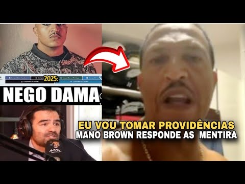 Mano Brown responds to lies invented on the internet about wearing makeup.