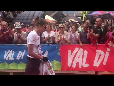 Victorias de Laura orgué y Jan Margarit en la Dolomites Skyrace 2017