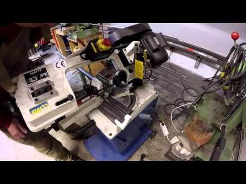 Metallbandsäge BS 128 HDR Schnitttest 4k/Metall bandsaw cutting