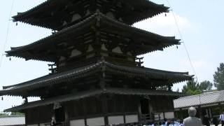preview picture of video 'アキーラさんお薦め！世界遺産・奈良・法隆寺2！Horyu-Temple,Nara,Japan'