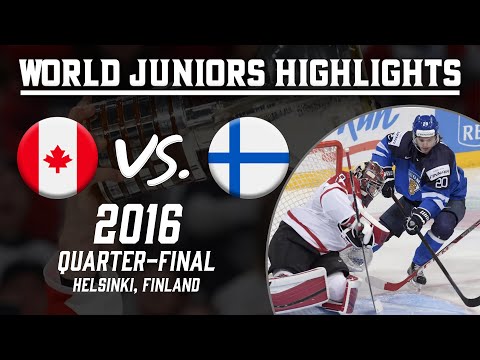 Canada vs. Finland | 2016 WJC Quarter-Final | Full Highlights