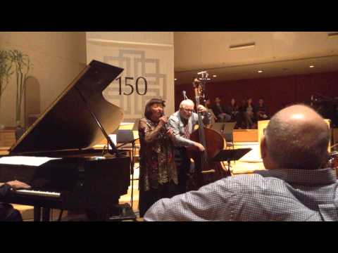 Sheila Jordan with Alan Broadbent (P) Cameron Brown (B) Billy Drummond (D)