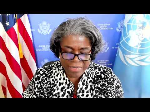 現場直播：美國駐聯合國大使就衣索匹亞衝突發表講話。 (LIVE: U.S. ambassador to the U.N. speaks on the conflict in Ethiopia)