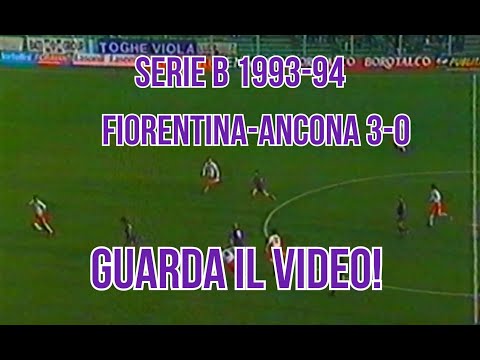 Serie B 1993-94: 14° giornata. Fiorentina - Ancona 3-0