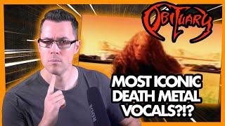 MOST ICONIC DEATH METAL VOCALS?!? (Obituary &quot;Don&#39;t Care&quot; | Music Producer Reacts)