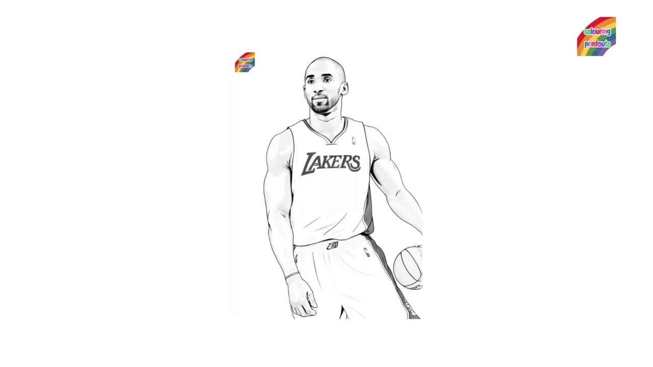 Kobe Bryant Coloring Pages