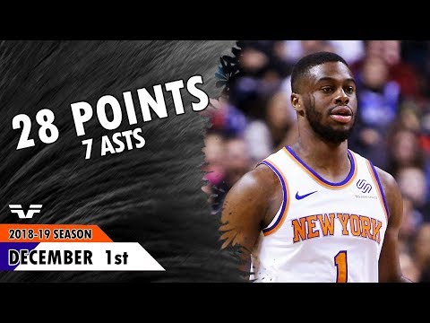 Emmanuel Mudiay - 2018.12.01 - Knicks vs Bucks - 28 Pts, 7 Asts