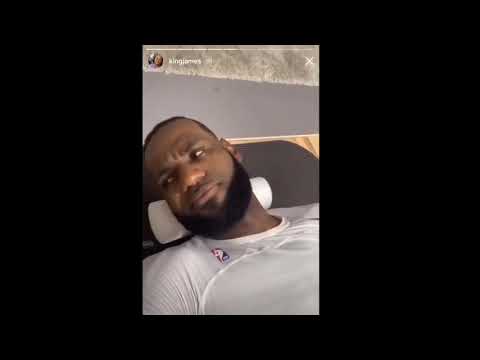 LeBron James Listening to Raekwon, Ghostface Killah Feat. Nas - Verbal Intercourse