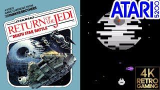 Return of the Jedi Death Star Battle Atari 5200 4k Gameplay