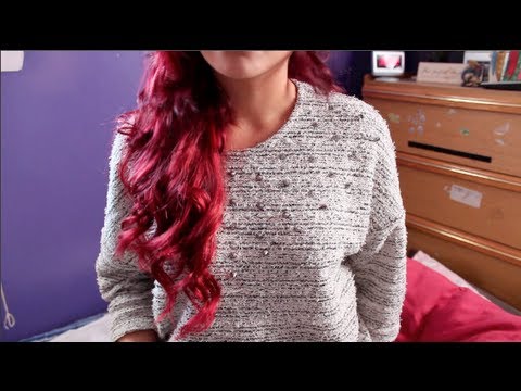 How I dyed my dark hair red WITHOUT bleach | L'oreal...