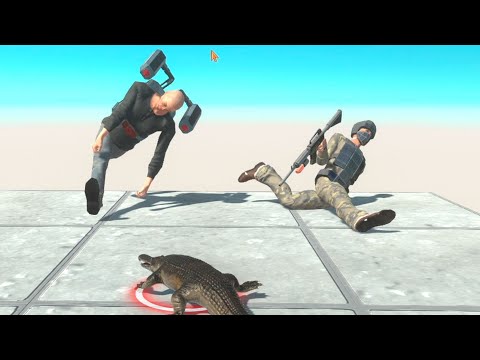 GIANT COMMANDO BO & ROCKY vs EVERY UNIT   Animal Revolt Battle Simulator