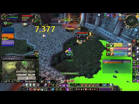 Maldiva - Rank 1 Warlock Triple Kill - Wow 6.2.4 Affliction Warlock PvP