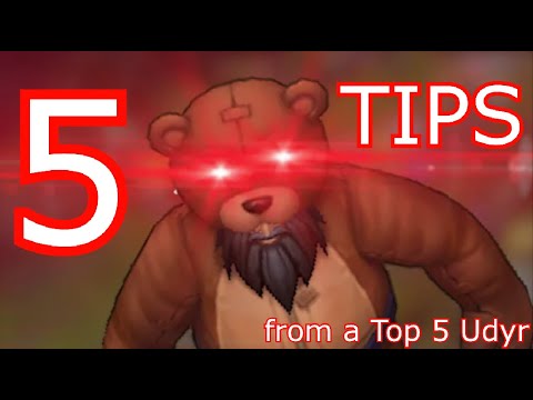 5 UDYR TIPS YOU NEED TO KNOW