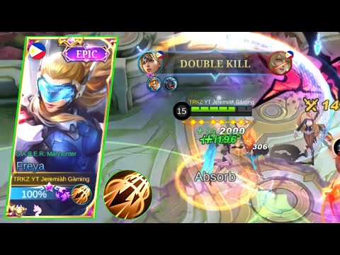 MANHUNTER SKIN SO OP😮 | BROKEN BUILD | TOP 1 GLOBAL FREYA | FREYA BEST BUILD 2022 | MUST WATCH -MLBB