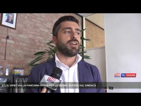 27/11/2019 | VIA LA PANCHINA ROSSA PER LE DONNE: BUFERA SUL SINDACO