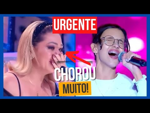HELOÍSA GIBERTONI FEZ JURADA CHORAR AO CANTAR 'O MAIOR VILÃO SOU EU' NO PROGRAMA RAUL GIL