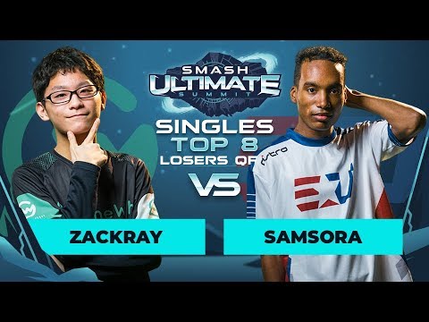 zackray vs Samsora - Singles Top 8: Losers' Quarterfinal - Smash Ultimate Summit | Wolf vs Peach