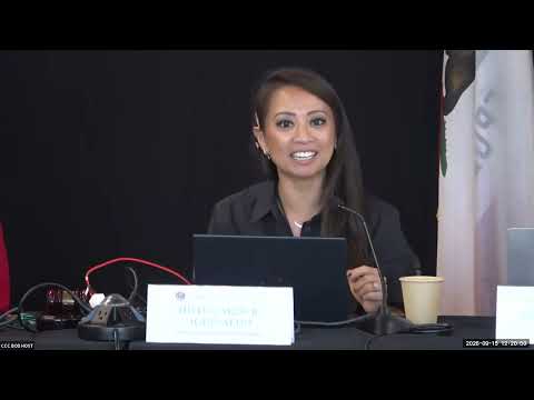CCC Board of Governors Meeting | September 2026