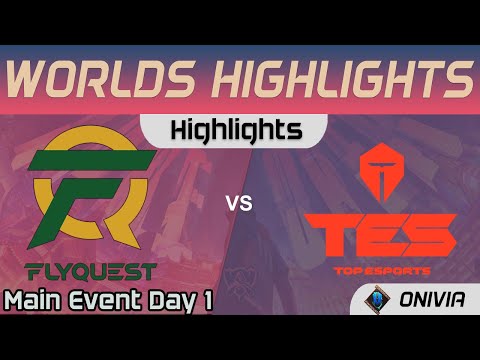 FLY vs TES Highlights Day 1 Worlds 2020 Main Event FlyQuest vs Top Esports by Onivia