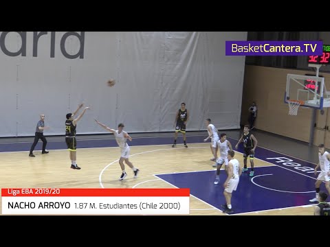 NACHO ARROYO 1.87 m. Estudiantes (Chile 2000). De la Cantera al 1º equipo Senior #BasketCantera.TV